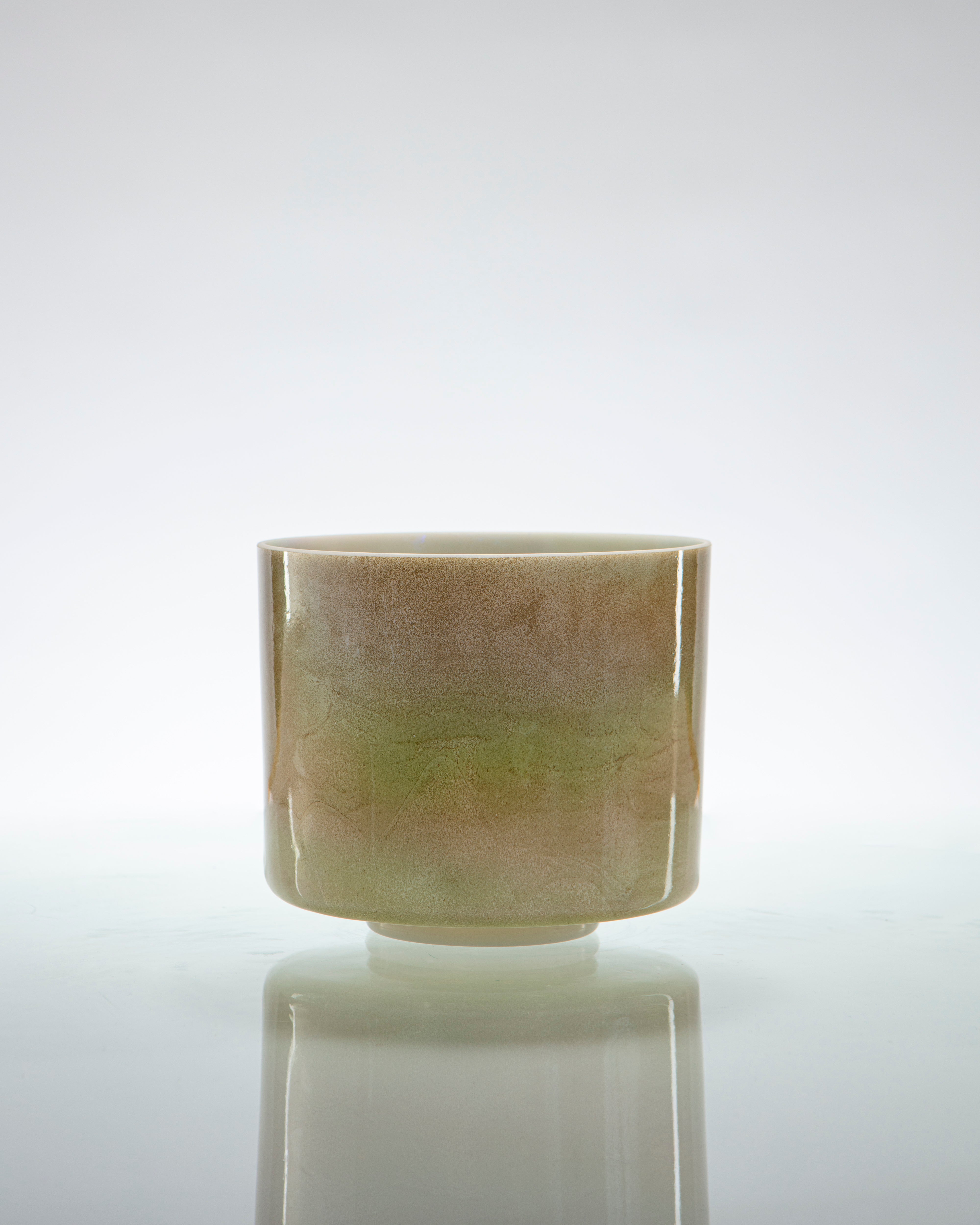 Pre-Loved Emerald, White Light Angel Gold and Platinum Alchemy™ by Crystal Tones® 7” E0