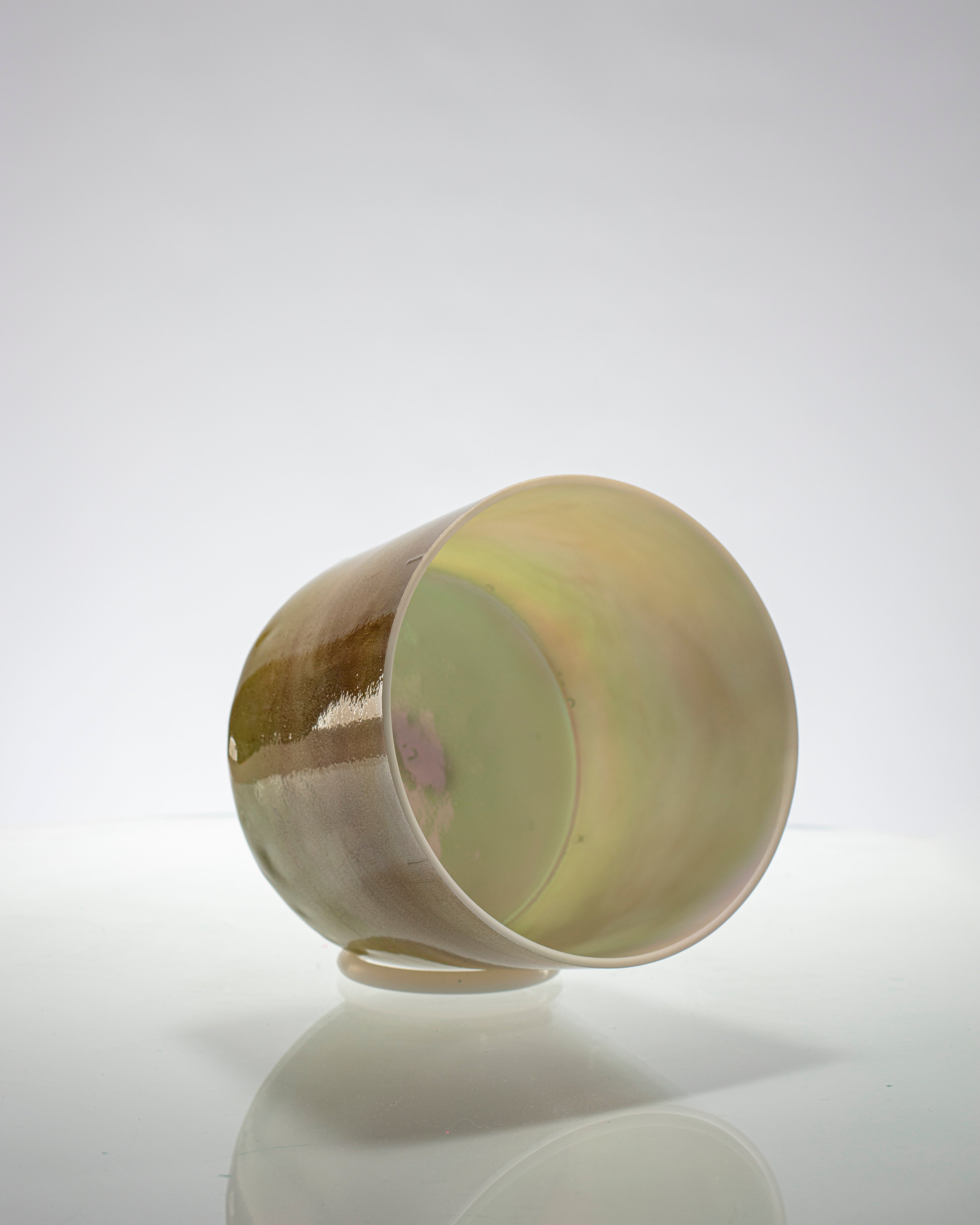 Emerald & White Light Angel Gold & Platinum Alchemy™ by Crystal Tones® 7" F#+20