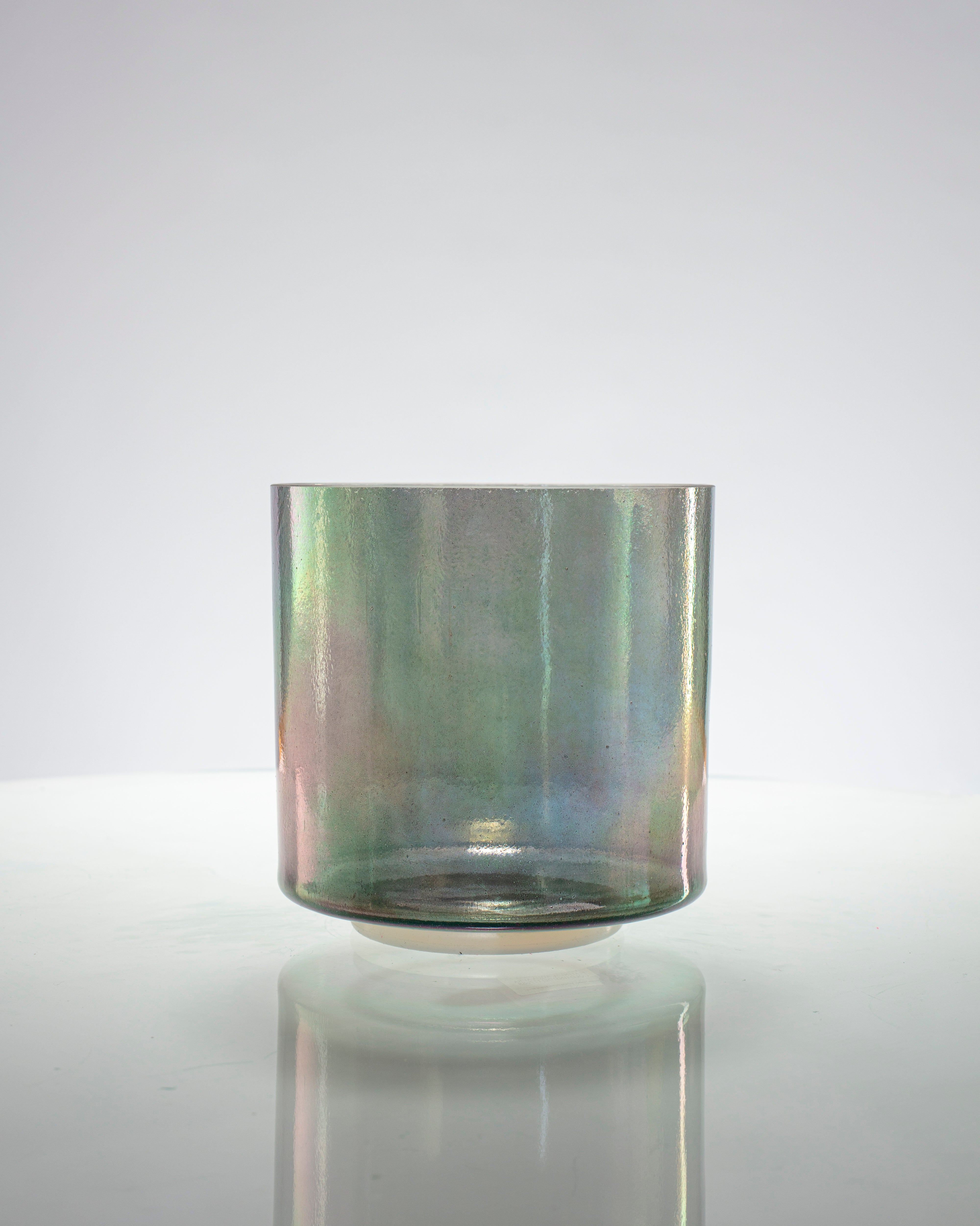 Ebony Aura Gold, Platinum & Aqua Aura Gold Alchemy™ by Crystal Tones® 7" F#-45