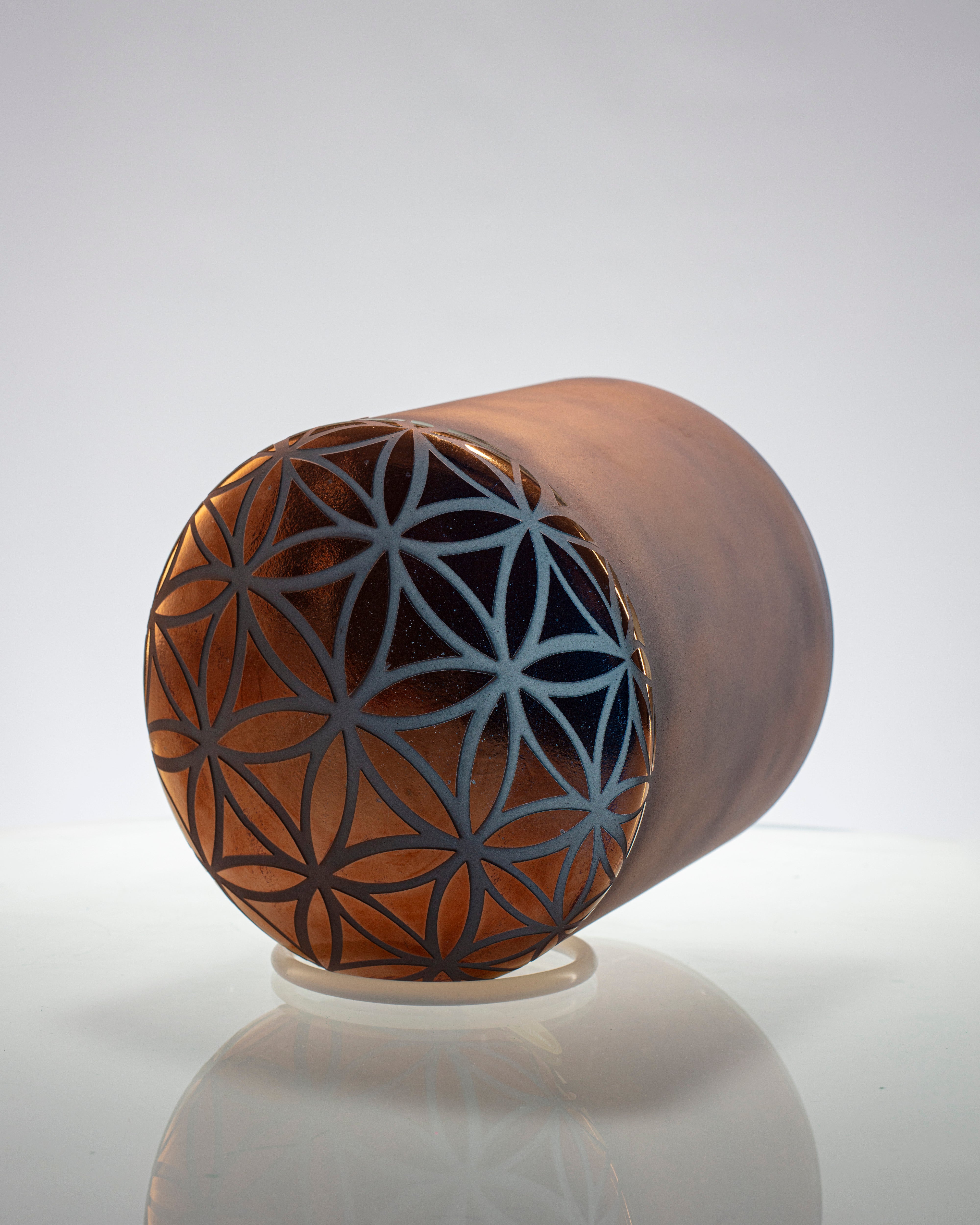 Tibetan Quartz Copper Aura Alchemy™ by Crystal Tones® 9" C+35