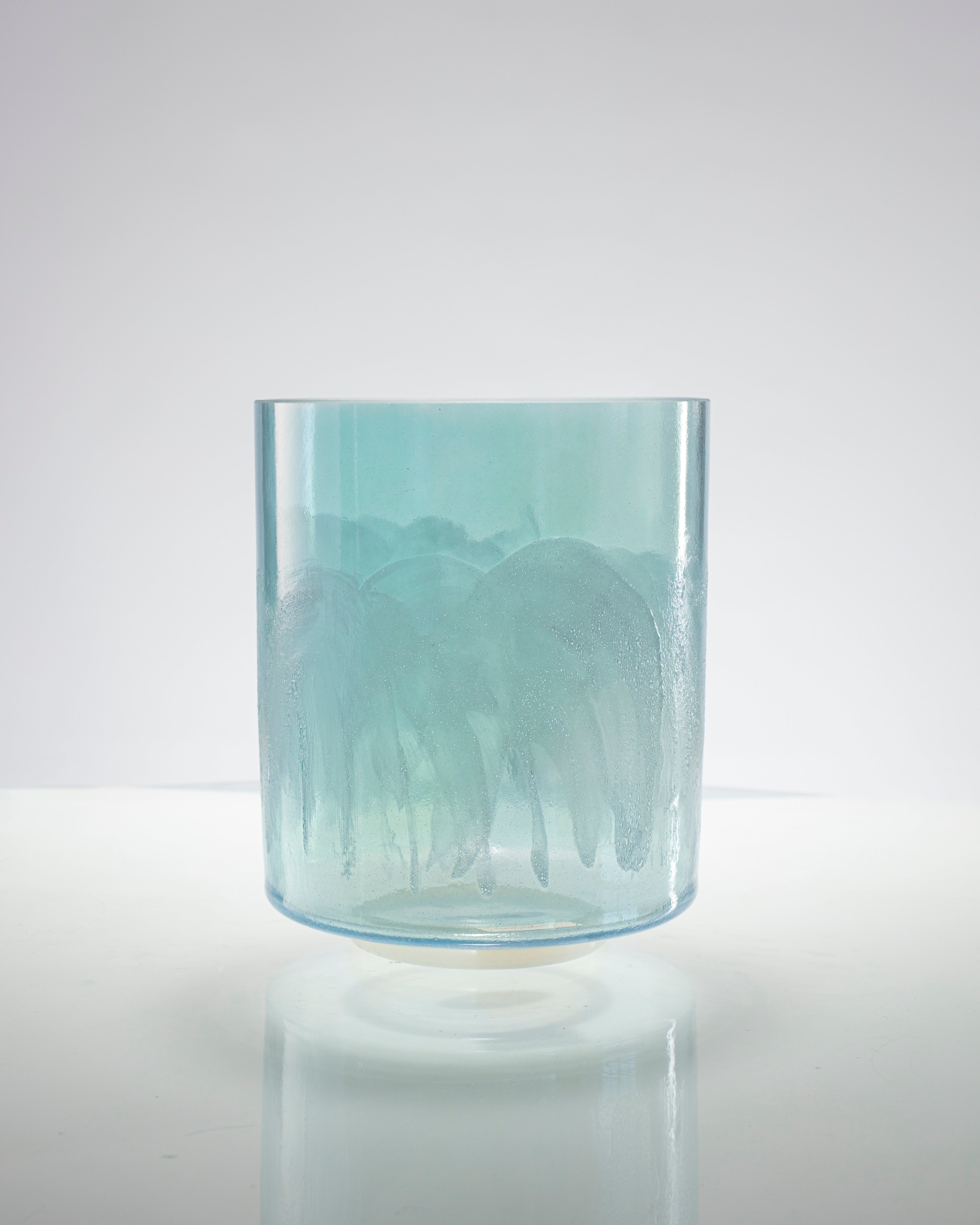 Azeztulite & Aqua Aura Gold Alchemy™ by Crystal Tones® 7" F-15