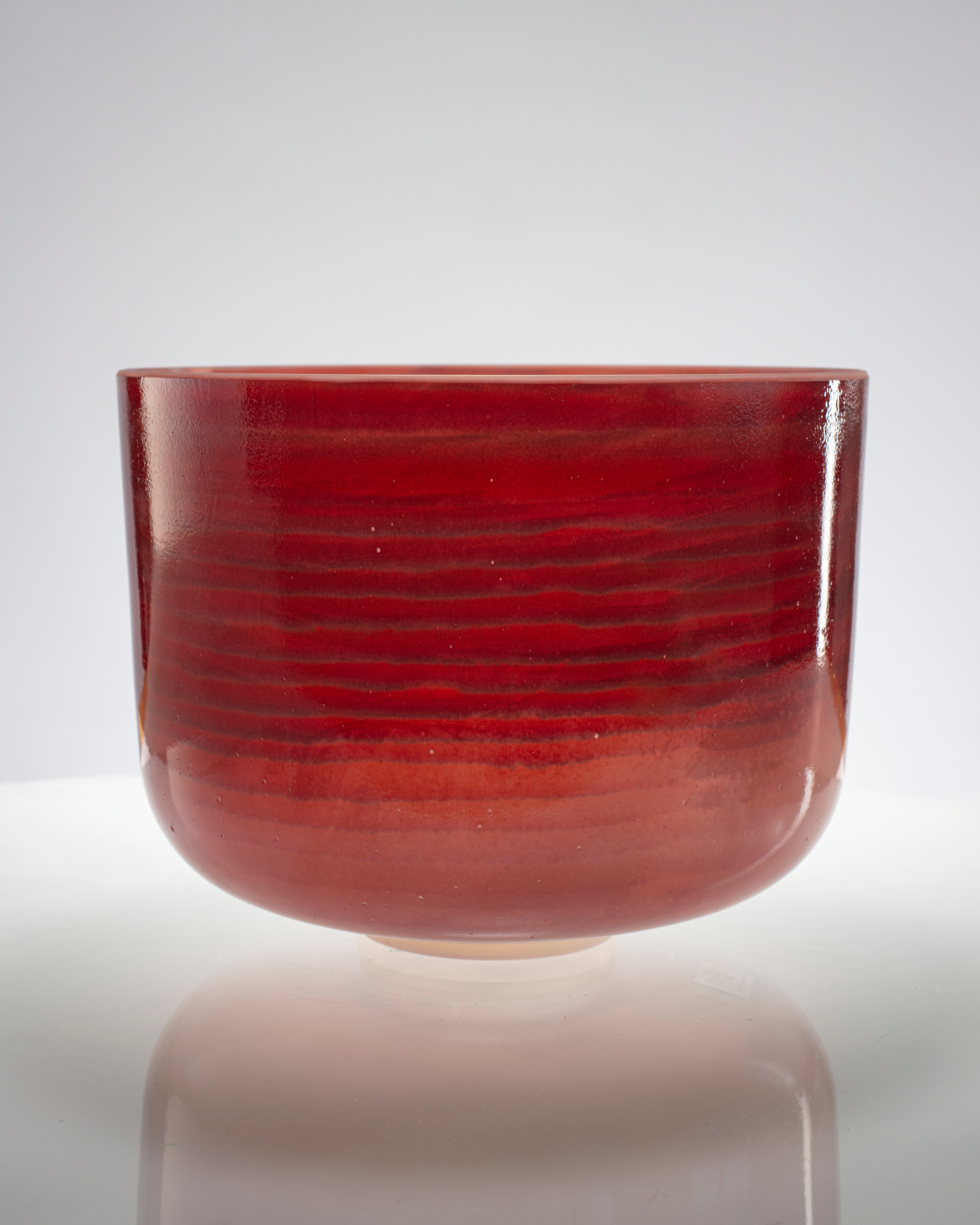 Ruby & White Light Aura Gold Alchemy™ by Crystal Tones® 12" D#-25