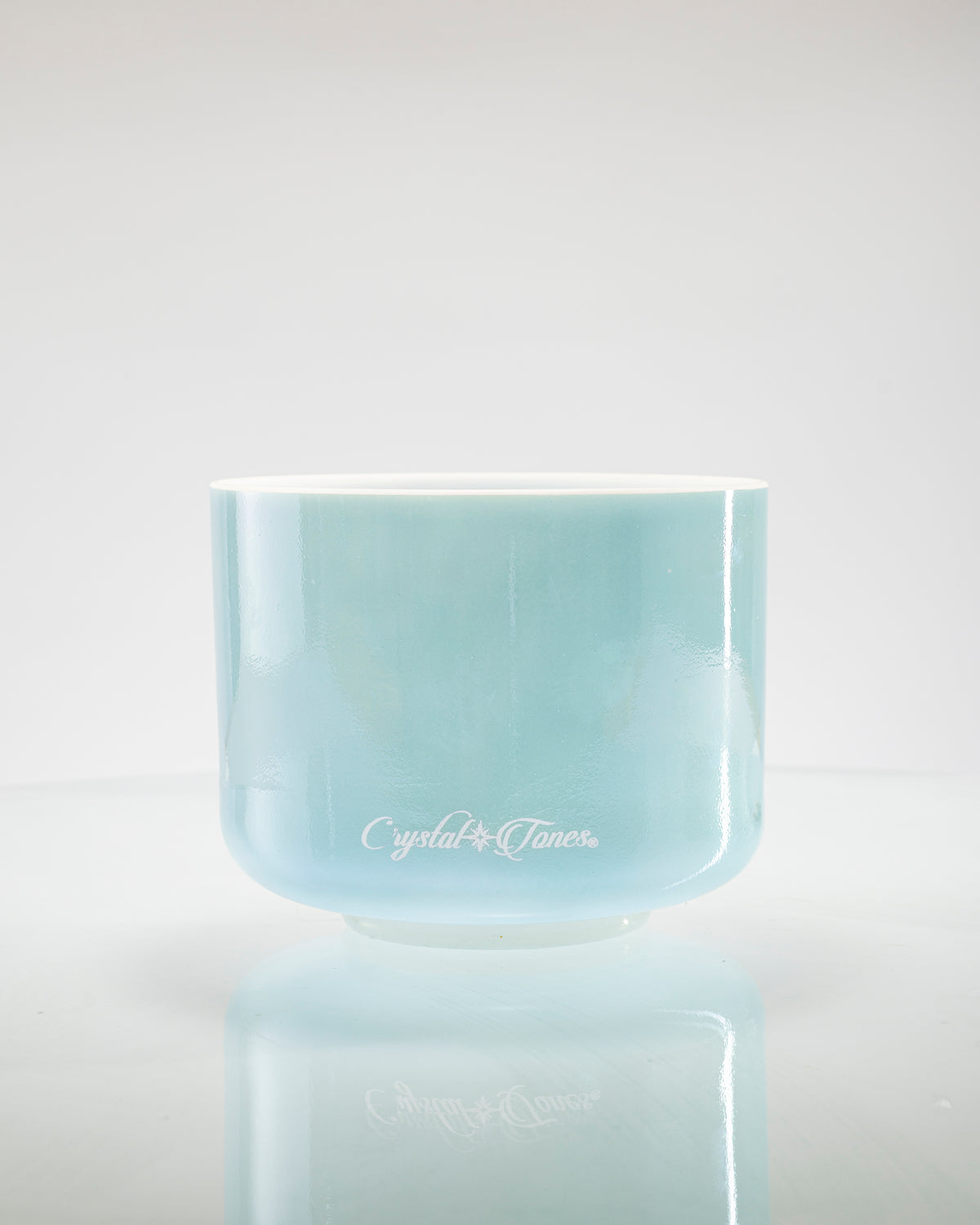 Pre-Loved Ocean Gold (Frosted Inside) Alchemy™ Crystal Tones® Singing Bowl 8" F-10