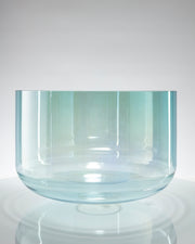 Supergrade™ Aqua Aura Gold Alchemy™ Quartz Singing Bowl by Crystal Tones® 18" D#-40