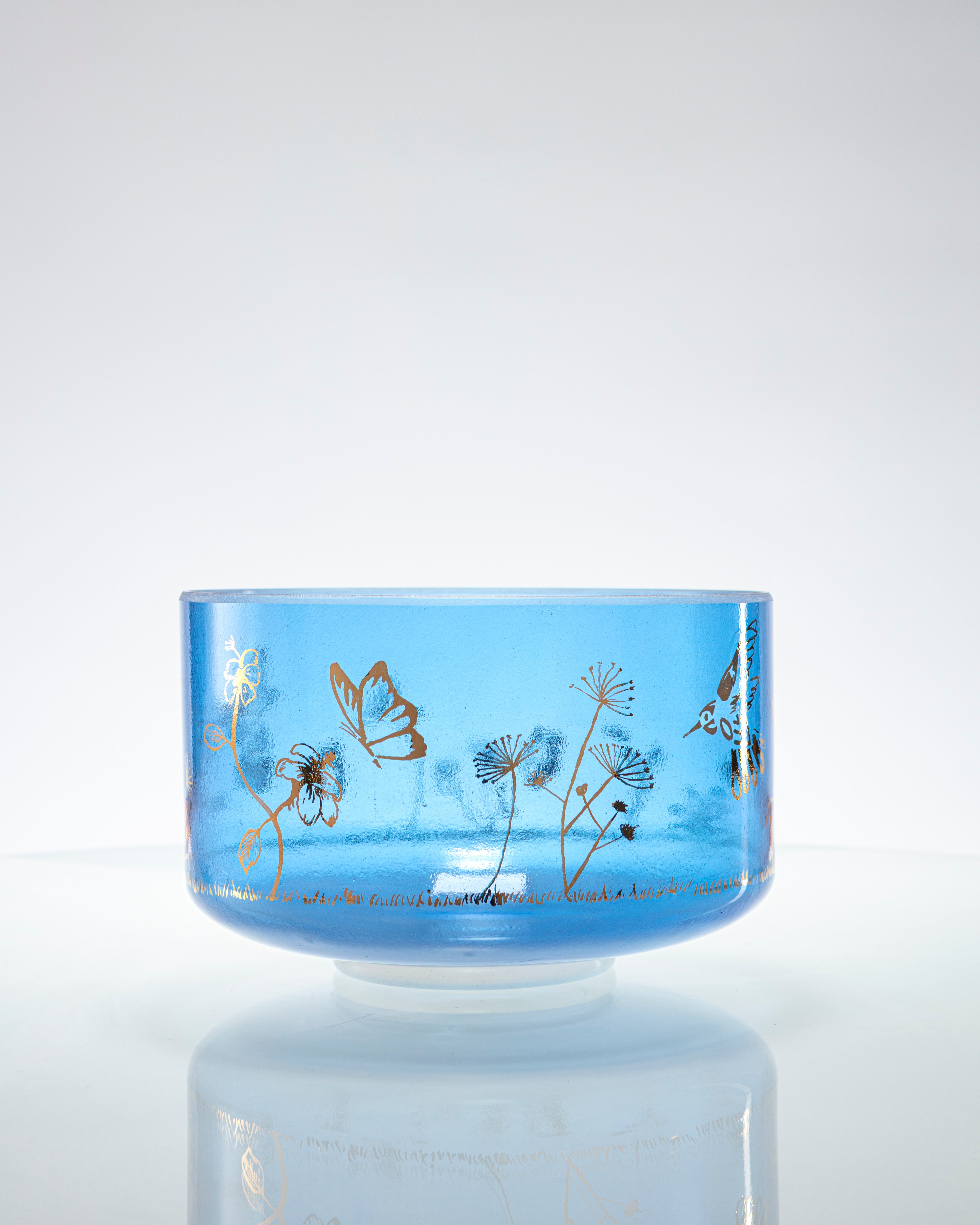 Indigo Alchemy™ Crystal Tones® Singing Bowl 9" F+15