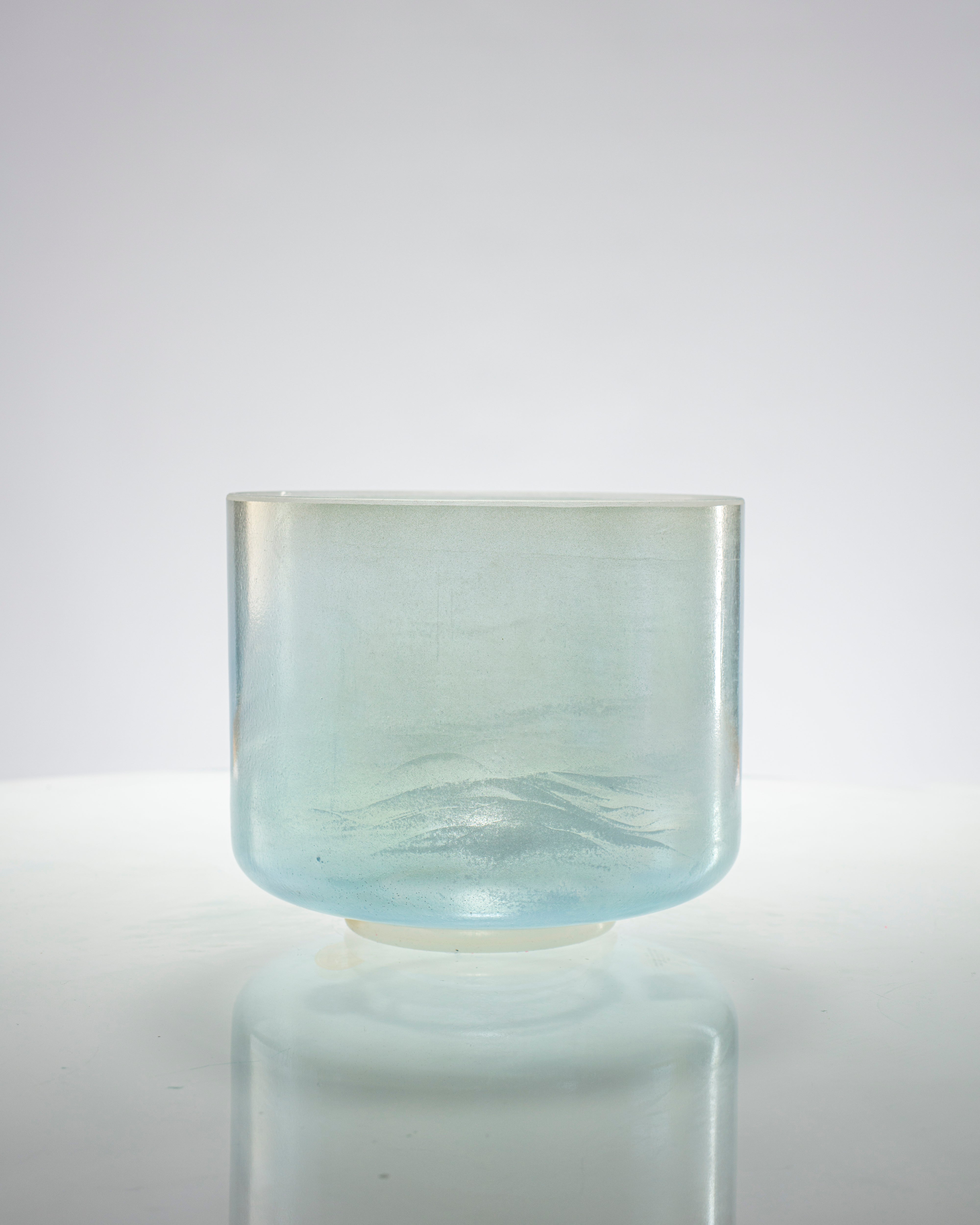 Sacred Feminine Kudaka Island Salt, Aqua Aura Gold & Sage Aura Gold Alchemy™ by Crystal Tones® 8" F-40