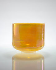 Libyan Gold Tektite & Platinum with Celestial Rings Alchemy™ by Crystal Tones® Crystal Tones® Quartz Singing Bowl  10" B+40
