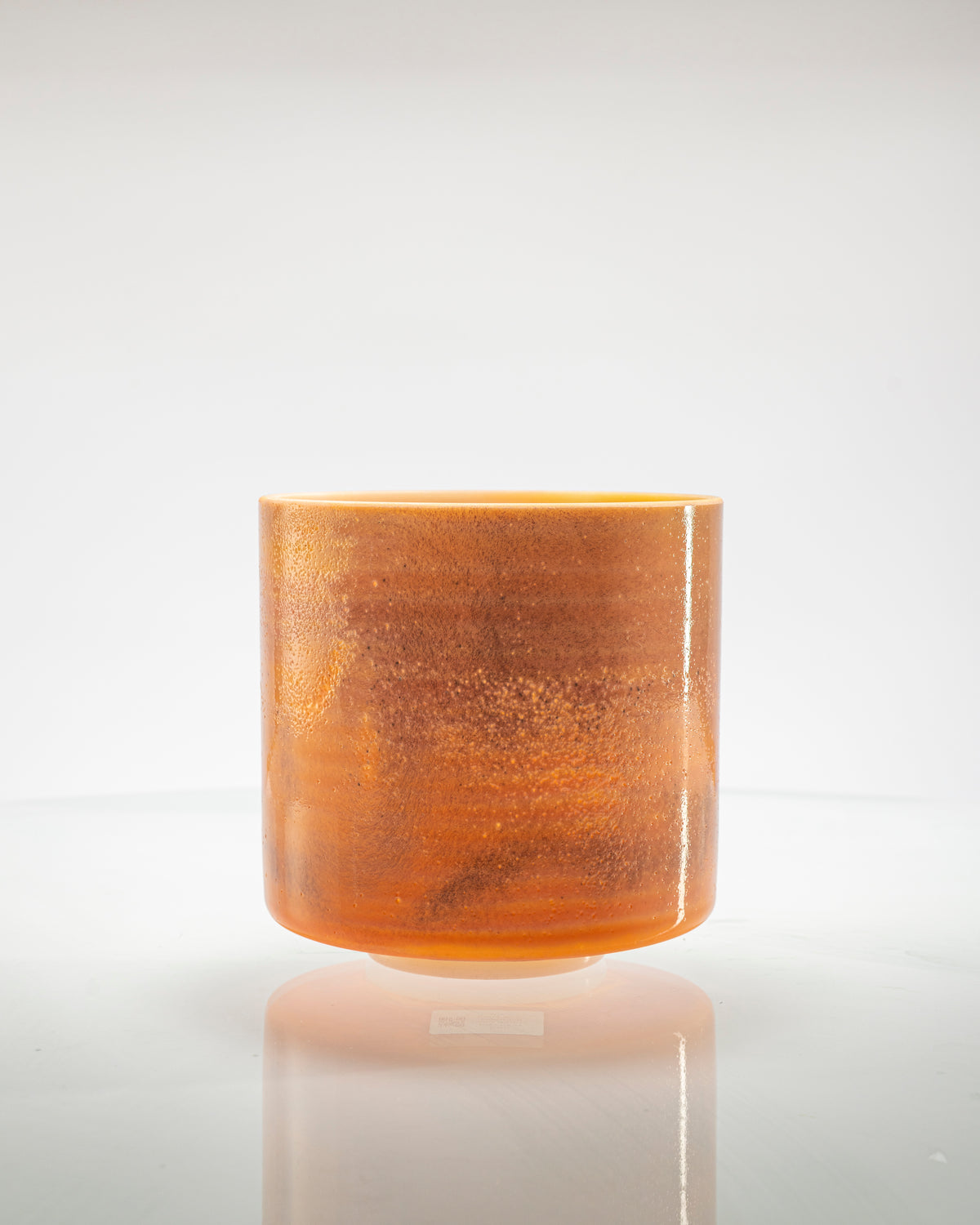 Monroe-Utah Hot Springs (Celestial Rings, Frosted Base) Alchemy™ Crystal Tones® Singing Bowl 7" A+20