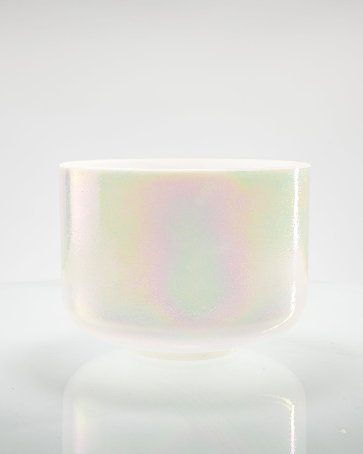 Mother Of Platinum (Frosted Inside) Alchemy™ Crystal Tones® Singing Bowl 10" B+20