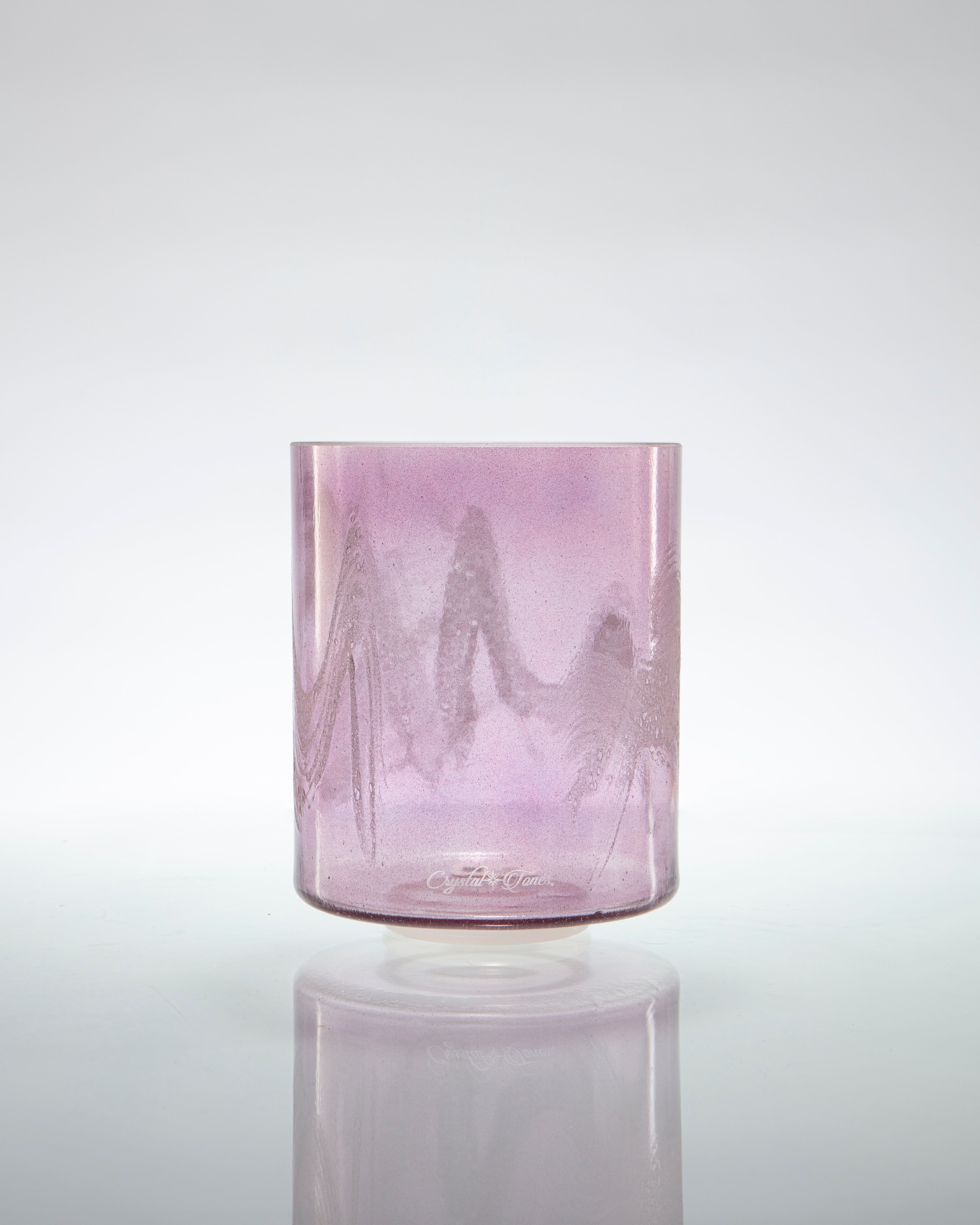 Azeztulite & Lavender Aura Gold Alchemy™ by Crystal Tones® 7" D+25