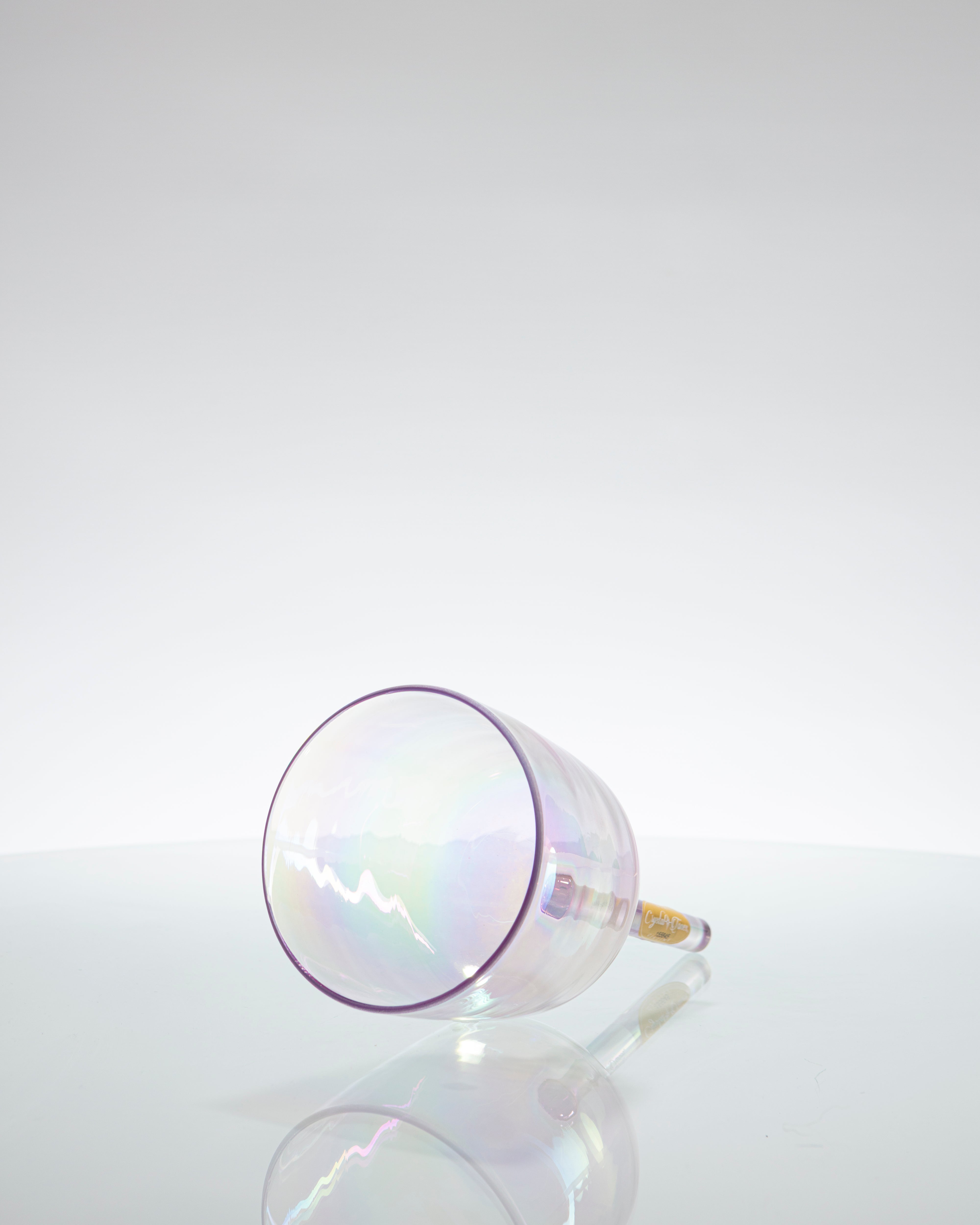 Supergrade™ Violet Flame Aura Alchemy™ Quartz Practitioner Singing Bowl by Crystal Tones® 5" F#-30