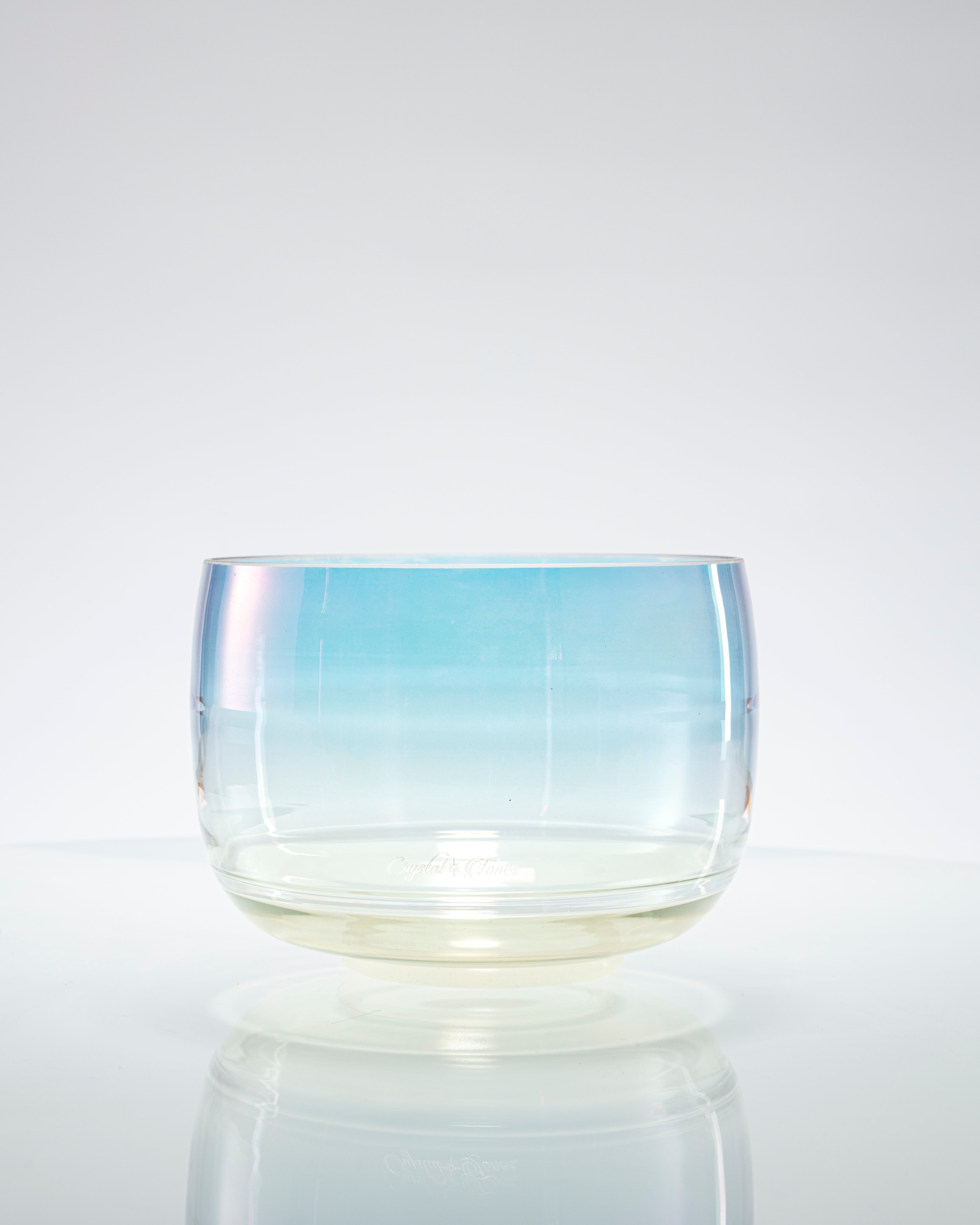 Androgynous Indium & Smokey Quartz Supergrade (Base) Alchemy™ Crystal Tones® Singing Bowl 8" E+15