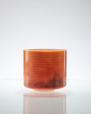 Monroe-Utah Hot Springs & Pink Ocean Gold (Inside), Celestial Rings Alchemy™ Crystal Tones® Singing Bowl 7" F-25