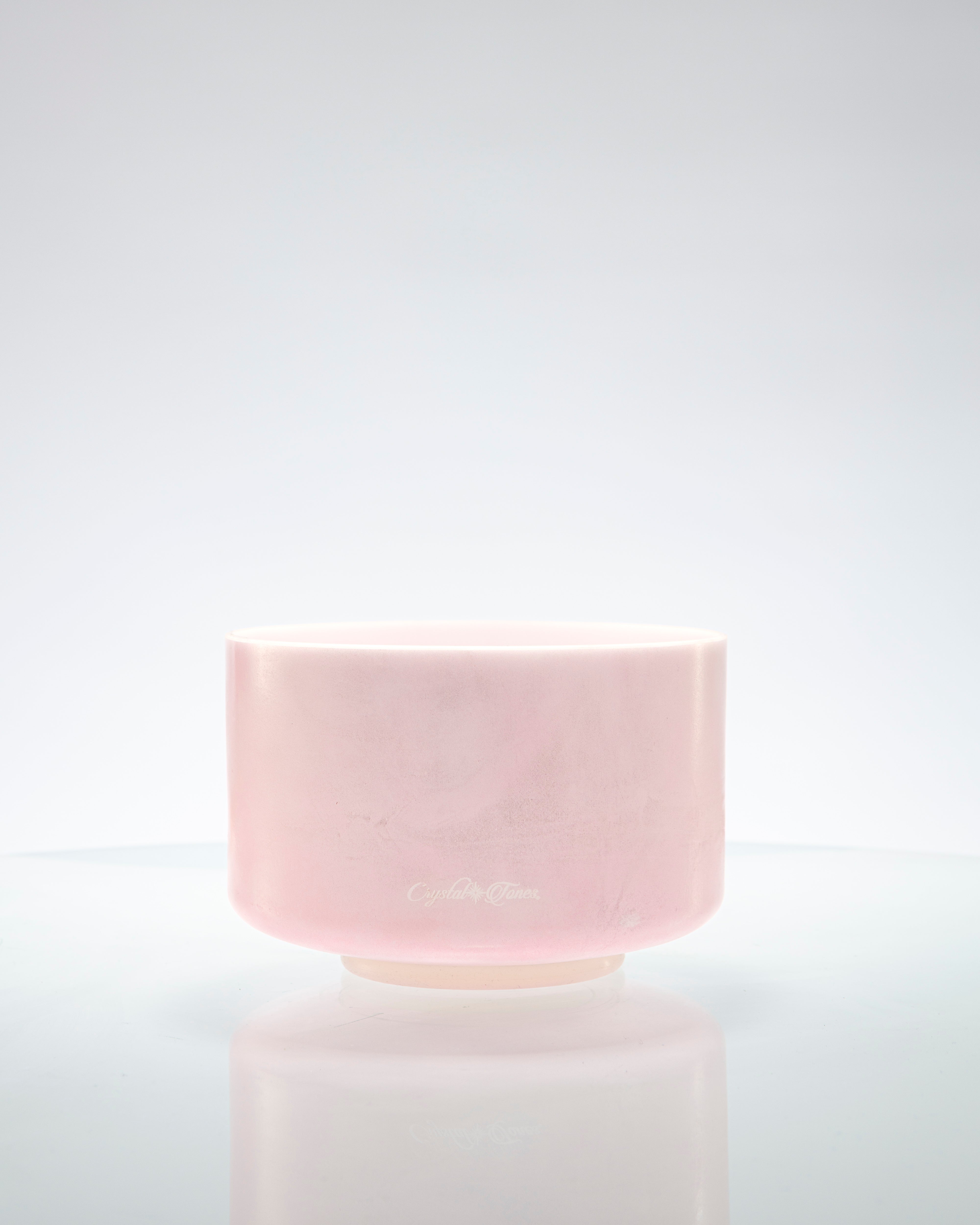 Pink Ocean Gold Alchemy™ Crystal Tones® Singing Bowl 8" G#-25