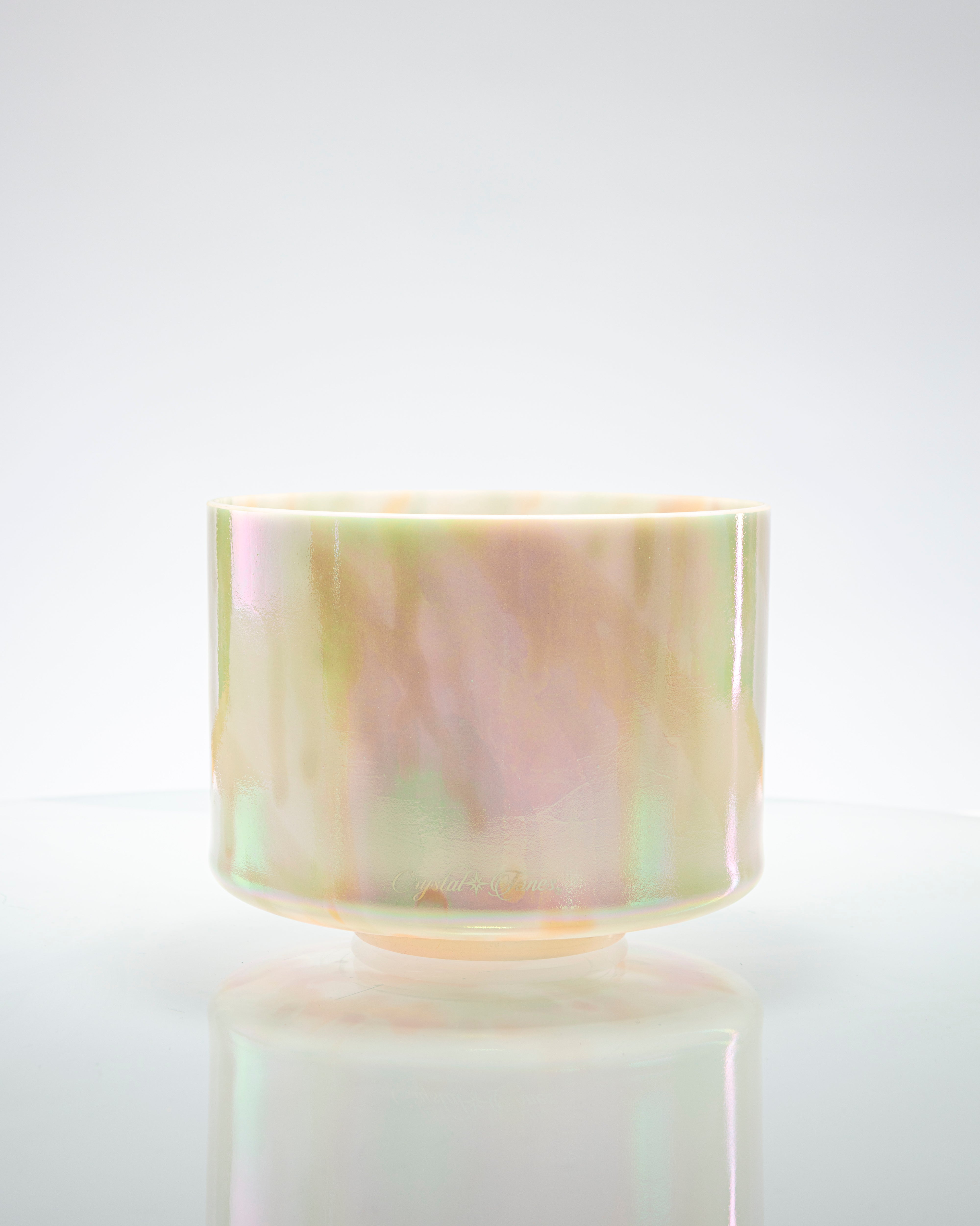 Mt. Shasta Serpentine, Sedona Red Rock & Platinum Alchemy™ Crystal Tones® Singing Bowl 9" D-15