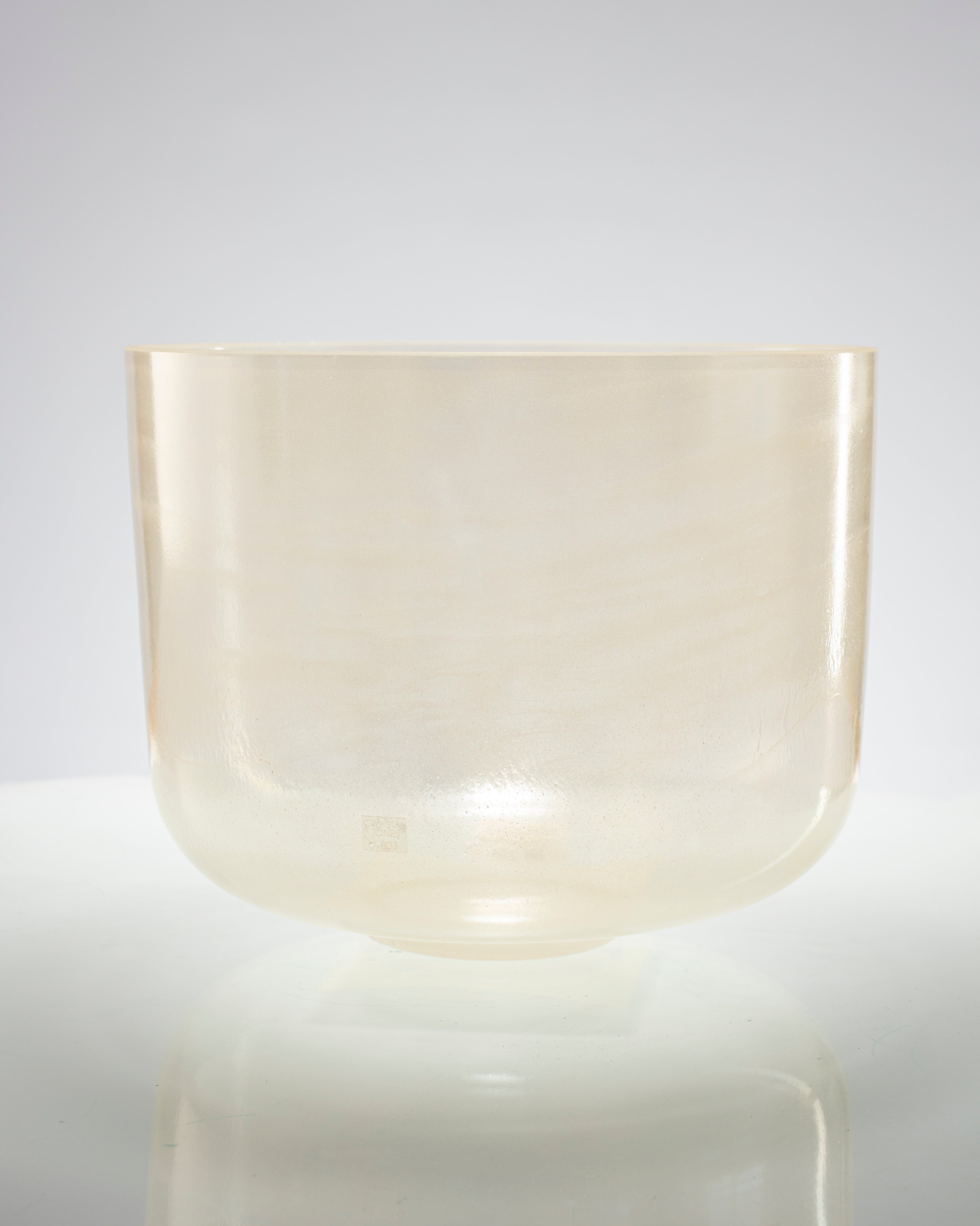 Tesseract Salt & Lemon Aura Gold Alchemy™ by Crystal Tones® 12" F+25