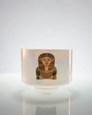 Mother of Platinum Alchemy™ by Crystal Tones® w/ Etched Solid Gold Hathor 8" D+30
