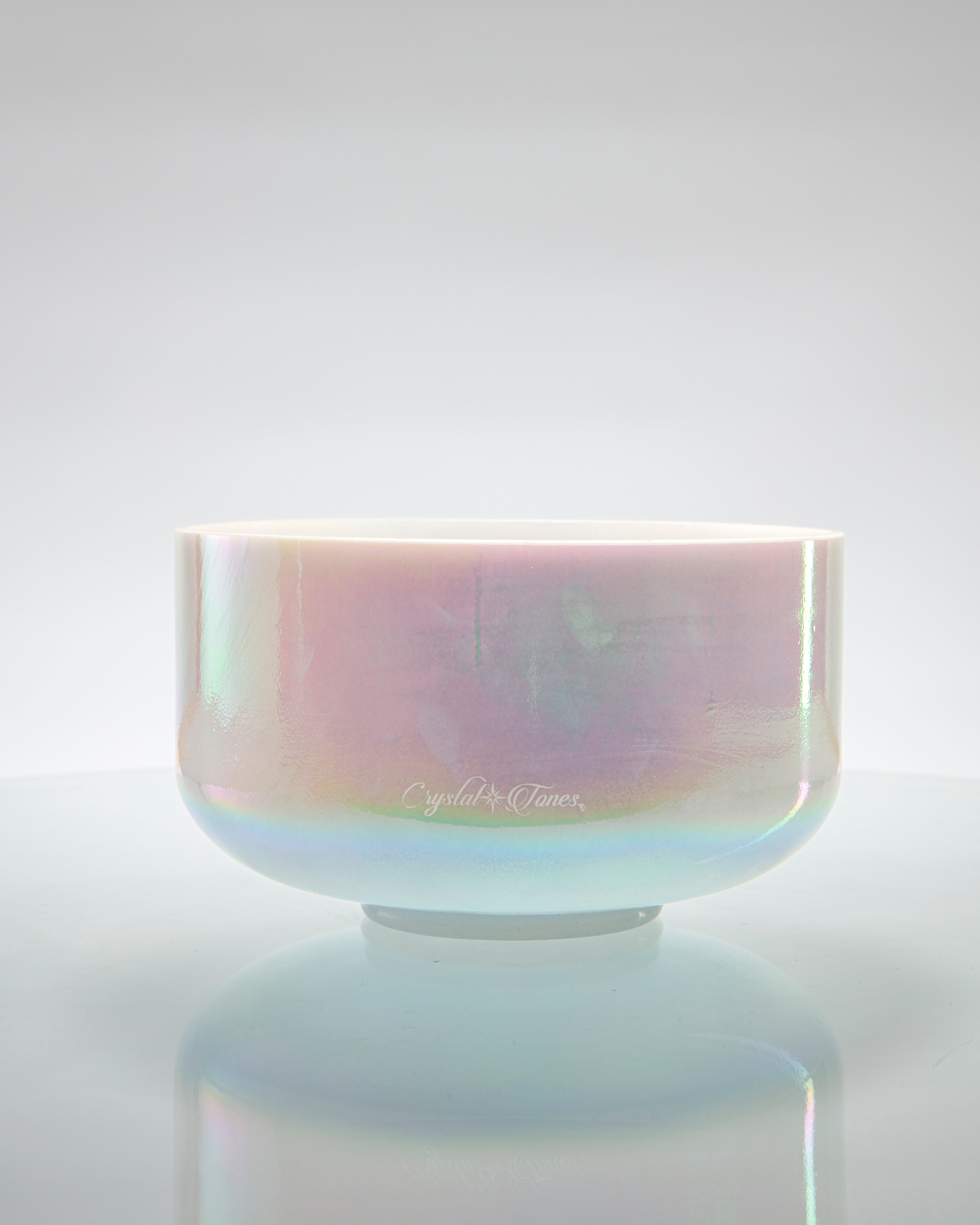 Mother of Platinum, Ocean Gold (Base) & Mother of Platinum (Inside)  Alchemy™ by Crystal Tones® 10" D#+10