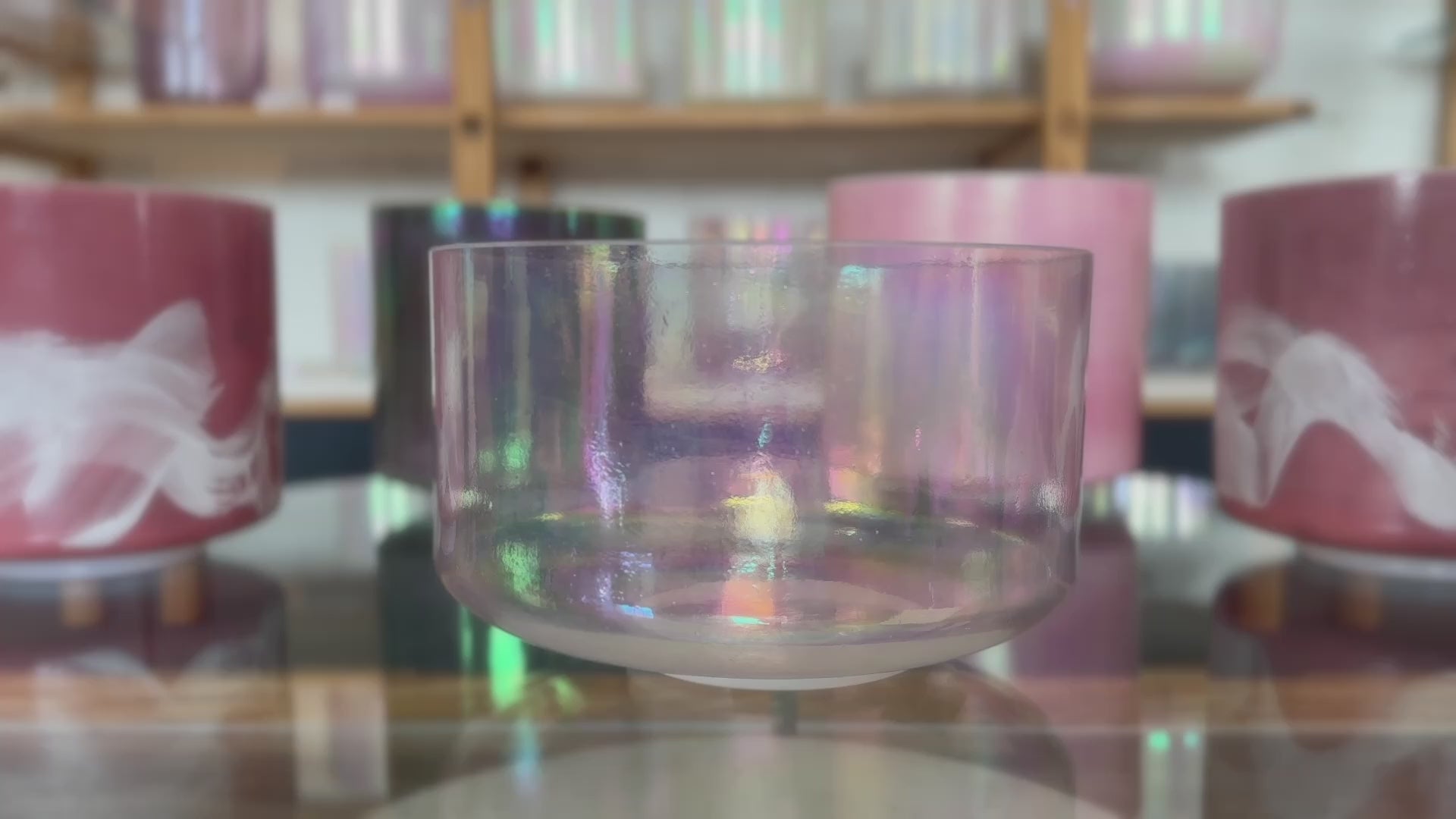 Load video: Violet Flame Aura Alchemy™ Crystal Tones® Singing Bowl 9" D-50